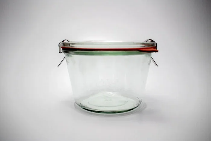Mold 741 370ml, Glass Lid, Rubber Ring and Clips, Set of 6